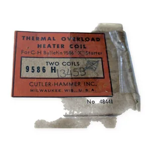 Cutler-Hammer 9586H1345B Relay Heater Coil Element
