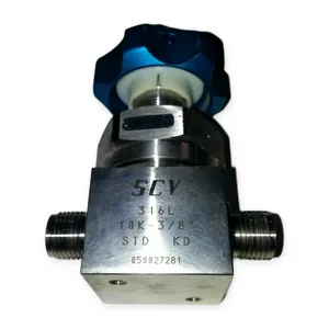 Benkan SCV 316L 10K 3/8 Bellows Valve PCTFE Seat Stainless Steel Semiconductor – actual item, photo 1 of 2