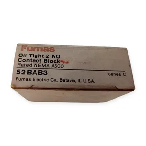 Furnas 52BAB3 Oil Tight 2 Contact Block – actual item, photo 1 of 4