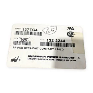 Anderson Power 1377G4 Powerpole PCB Straight Contact