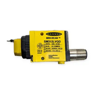 Banner SM312LVQD Mini-Beam Photoelectric Sensor