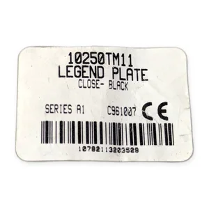 Eaton 10250TM Legend Plate Close