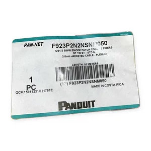Panduit F923P2N2NSNM050 ST Singlemode Fiber Patch Cord