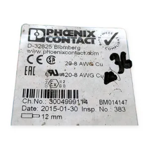 Phoenix Contact 6-TWIN-PE PT 3211498 Terminal Block