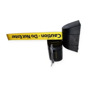 TENSATOR TENSABARRIER "Caution - Do Not Enter" .. set of two – actual item, photo 1 of 4
