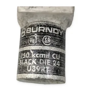Burndy U39RT Black Die 24 CU Cable Connector – actual item, photo 1 of 5