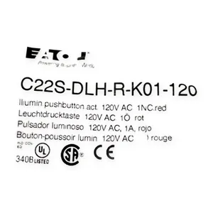 Eaton C22S-DLH-R-K01-120 Pushbutton