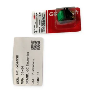GC Electronics 35-484 Lighted Pushbutton Switch