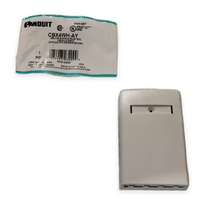 Panduit CBX4WH-AY Mini-Com Surface Mount 4 Module