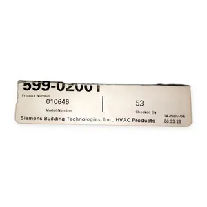 Siemens 599-02001 Powermite VF599 Valve