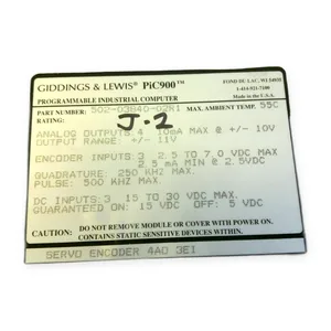Giddings & Lewis 502-03840-02R1 Encoder Module PLC Controller