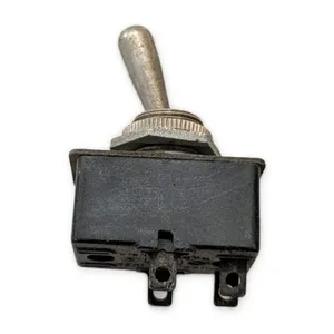Heavy Duty Bat Handle Toggle Switch 4 Terminal Panel Mount Made in USA 2 Pole