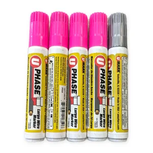 U-mark Permanent Wire Marker Pink Cable