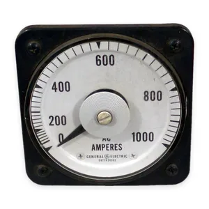 General Electric CTO200-0/1 AB-40 AC Ammeter Panel – actual item, photo 1 of 4