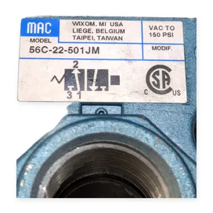 MAC 56C-22-501JM Pneumatic Valve