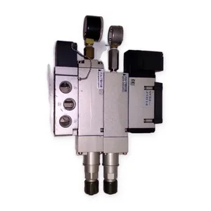SMC VFS3100-5FZ-Q Manifold Assembly Base Gauges