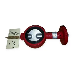 Flow Line 3in Wafer Butterfly Valve Stainless Steel Disc 150 Industrial Plumbing
