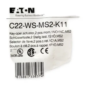 Eaton C22-WS-MS2-K11 Actuator Selector Switch