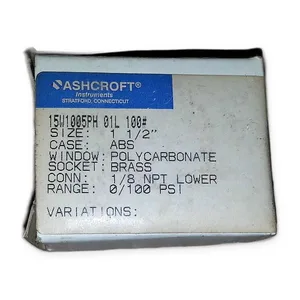 Ashcroft 15W1005PH Pressure Gauge
