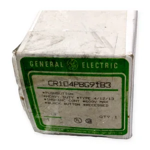 General Electric CR104PBG91B3 Heavy Duty Pushbutton Switch