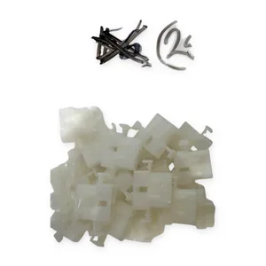 White Nylon Connector Housing Receptacle 4 Position Quick Connect Lot of 127