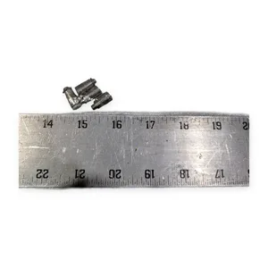 STAINLESS STEEL FITTING, MALE, IN. HEX, 4 mm M5 ... LOT OF 2 – actual item, photo 1 of 4