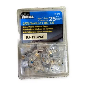 Ideal 85-345 RJ-11 6P6C Modular Plug