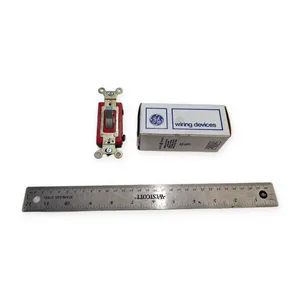 General Electric AC Red Toggle Switch