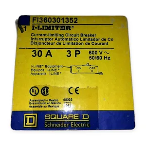 Square D FI36030 I-Limiter Circuit Breaker – actual item, photo 1 of 2