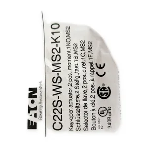 Eaton C22S-WS-MS2-K10 Key-Operated SWITCH