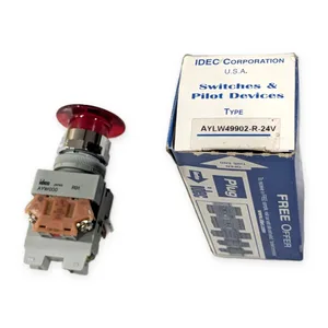 IDEC AYLW49902-R-24V Emergency Stop Push Button