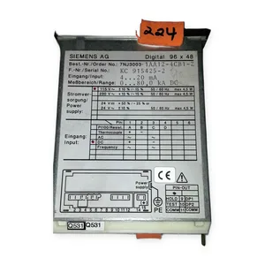 Siemens 7NJ3003-1AA12-4CB1-Z Digital Indicator