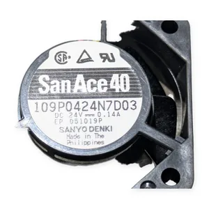 Sanyo Denki 109P0424N7D03 San Ace 40 DC Axial Cooling Fan