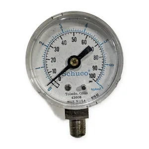 Schuco 43608 Toledo 0-100 PSI Pressure Gauge