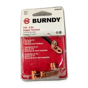 Burndy KA8CRK Copper Terminal 1 Hole Lug