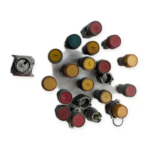 Unknown Manufacturer No PN Panel Mount Indicator Light Assemblies Lot of 19 OEM