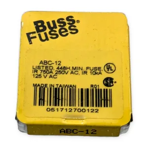 Bussmann ABC-12 Fuses