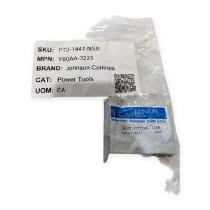 Johnson Controls Y90AA-3223 Inlet Fitting Industrial Panel