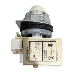 Square D 9001KM38DWS6 Schneider White Pilot Light