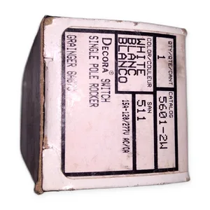 Laviton Single Pole Rocker Switch 5601-2W 15A 120/277V AC/CA(1 Lot of 3)