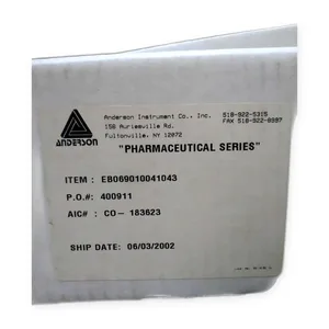 Anderson EB069010041043 Series Pressure Gauge