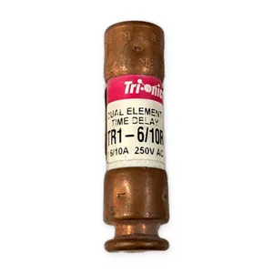 Mersen TR1-6/10R Dual Element Time Delay Fuse – actual item, photo 1 of 5
