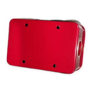 Sigcom Surface Mount Backbox – Red / Die Cast Metal / Weatherproof (SG-WP) – actual item, photo 1 of 5
