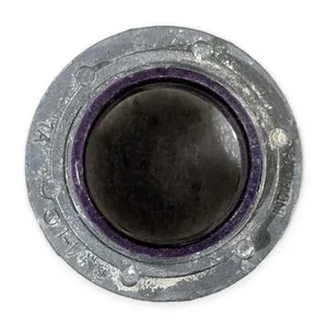 Metal Conduit Bushing Insulated Throat Connector Threaded Locknut Electrical