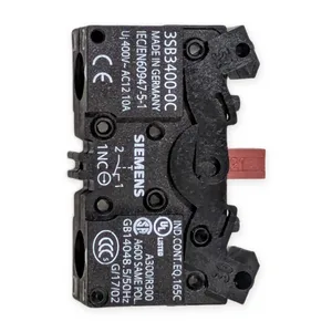 Siemens 3SB3400-0C Pushbutton Contact Block