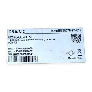 General Electric 82576 CNA/NIC -2T-X1 Network Card