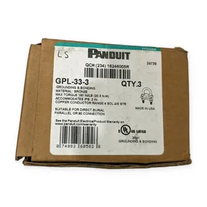 Panduit GPL-33-3 Bronze Grounding Clamp