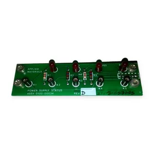 Applied Materials 0100-00034 Power Supply Status PCB
