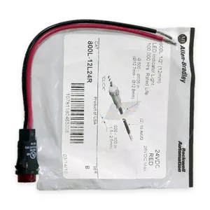 Allen-Bradley 800L-12L24R LED Indicator Pilot Light – actual item, photo 1 of 4
