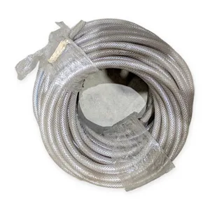 NewAge Industries Nylobrade Clear PVC Braided Hose 3/8" ID x 0.575" OD 215 PSI – actual item, photo 1 of 7